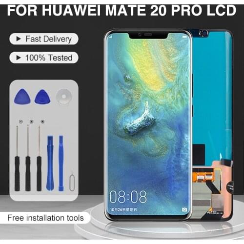 Catteny 6.39inch Display Original For Huawei Mate 20 Pro Lcd Touch Screen Digitizer Assembly Free Shipping With Fingerprint