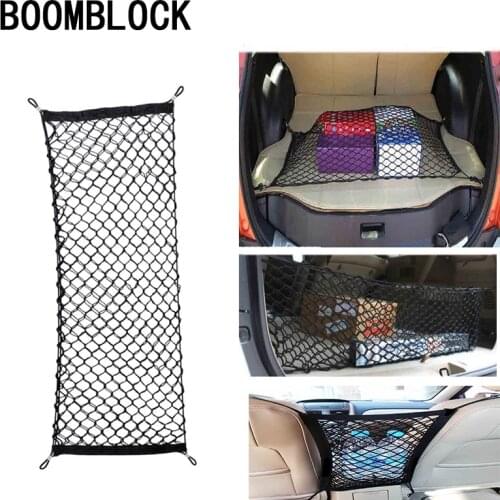 BOOMBLOCK Car Styling Trunk Storage Holder For VW Polo Golf 4 5 Passat Hyundai Tucson Solaris Ix35 Mitsubishi ASX Accessories