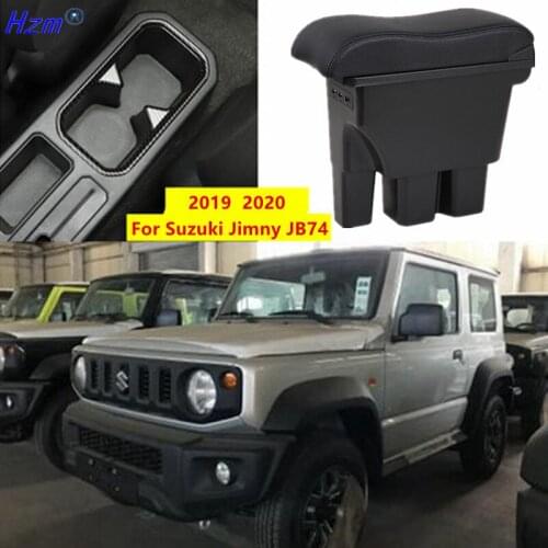 For Suzuki Jimny JB74 Car Armrest Box Storage Box Car Interior Accessories USB for Suzuki Jimny 2019 2020 2021
