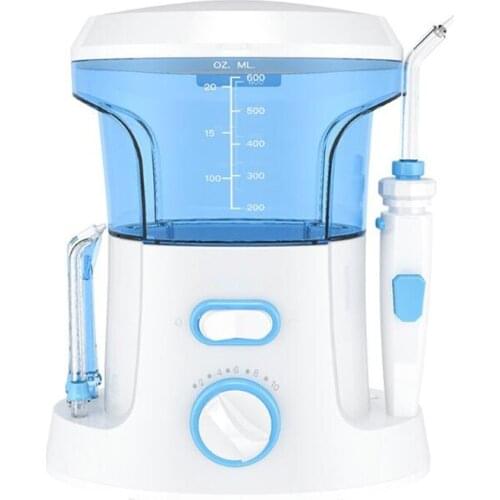 Water Flosser for Braces Teeth Cleaning, 600ML Water Pick Teeth Cleaner Family Electric Dental Oral Irrigator, 10 Water Levels