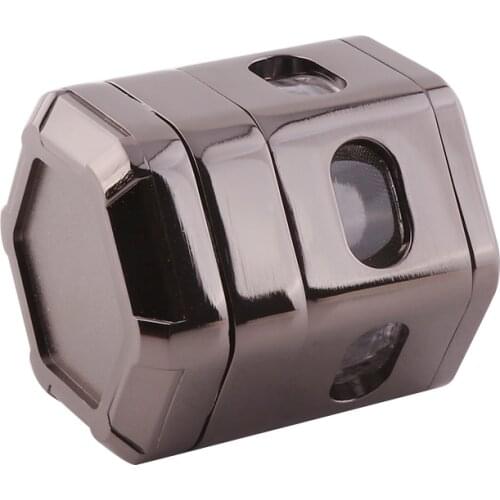 60mm Zinc Alloy Tobacco Grinder Metal 4layers Mill Muller Metal Grinder Herb ShishaTobacco Crusher For Cigarette Accessories