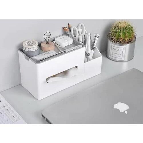 Desktop tissue box, napkin pumping box, creative sundries storage box