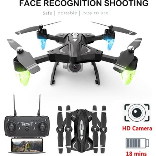 New remote control wifi FPV 480P/1080P camera 6-Axis drone aerial toy 2.4G 4CH foldable face recognition photo quadcopter
