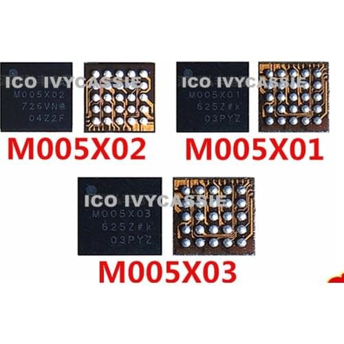 M005X01 M005X02 M005X03 M005X For Samsung C9000 S8 Charger IC USB Charging Chip 25 Pins BGA Solder Balls ic