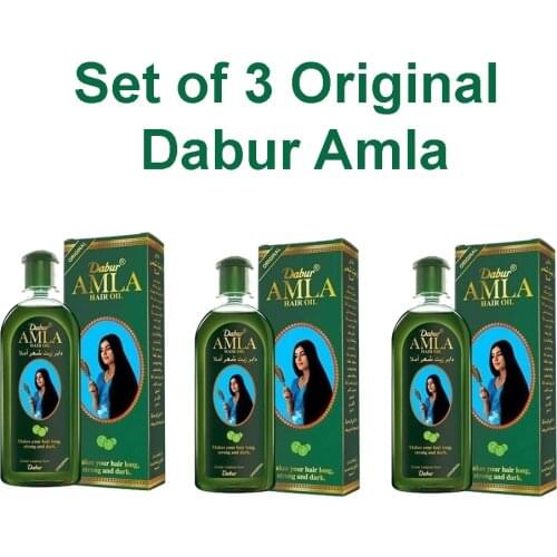 Dabur Amla Hair Care Oil Original 200 ml. Strengthens the scalp prevents hair loss soft and shiny hair accelerate hair growth