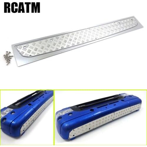 Chin bumper Metal skid plate For 1/14 Tamiya RC Truck Trailer Tipper Scania470 620 730 DIY Parts