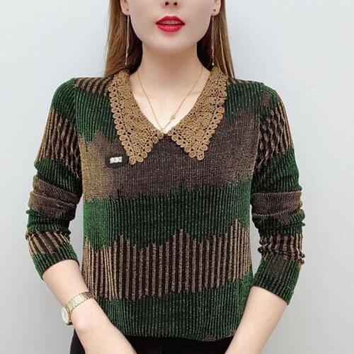 Autumn Long-Sleeved T-shirt Womens Medium Loose Top