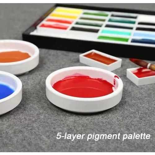Pigment Dish Used For Blending Traditional Chinese Painting And Watercolor Pigment