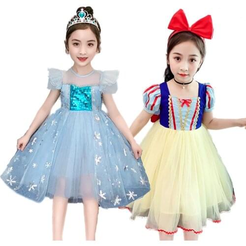 Girl Princess Dress Girl Princess Costume Halloween Costume Birthday Party Childrens Costume Decoration
