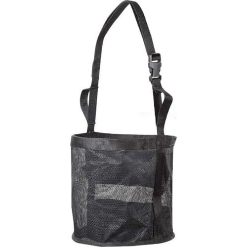 Horse Feed Bag Slow Feeding Mesh Bag With Adjustable Strap For Horses Mules 8/9.5/13 Inch
