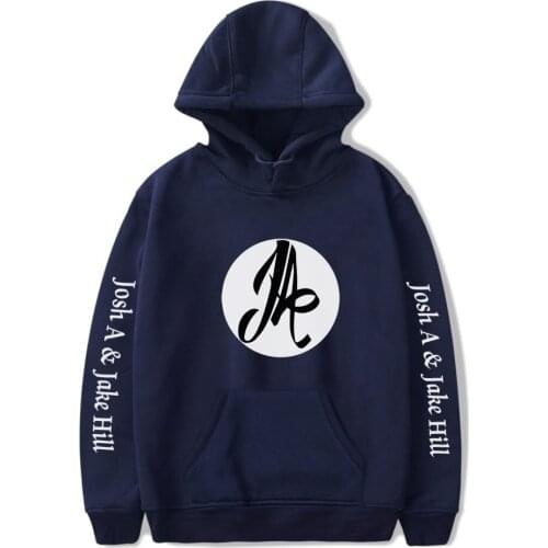 New Josh A & Jake Hill Hoodie Sweatshirt Hip Hop Men/women Streetwear Fashion Print Hooded Boys/girls Personality Hoodies