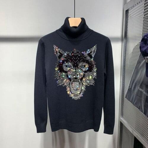 Thicken High-Quality Fabric Bottoming Pullover Winter Fashion Cashmere Mens Turtleneck Sweater Casual Popular Sweatshirt