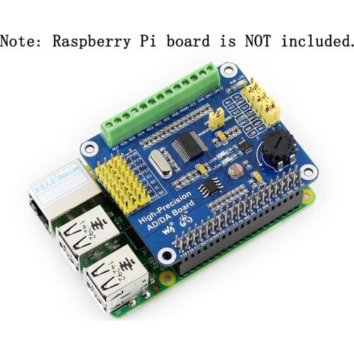 High-Precision ADC DAC Analog to Digital Converter Module Sensor Expansion Board HAT for Raspberry Pi 4 Jetson Nano Accessories