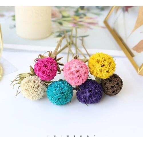 10pcs Dried Flowers Decor Atificial Pants Pink Table Art Berry Flower Beauty Health Christmas Home Room Decoration Accessories