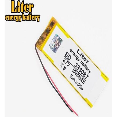 3.7v Lithium Shinco Shinco X6 383087 403085 1000mah Mp3 Recorder Camera Pen