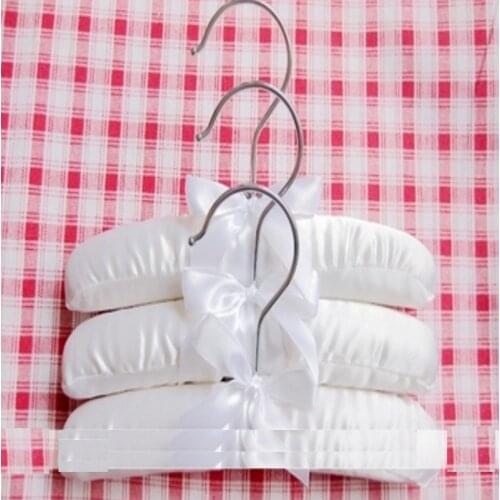 5 PCS/lot 20CM baby cloth hangers Silk fabric hangers Childrens clothes hangers