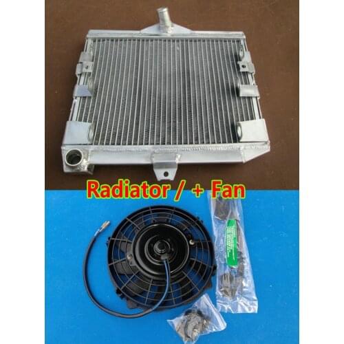Cruiser Motorcycle Aluminum Radiator FOR Yamaha V-Max VMAX 1200 VMX1200 VMX12 1985-2007 V4 engine 1197cc AND FAN 06 05 2004 2003