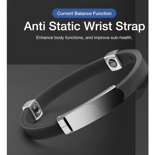Anti Static Wrist Strap Band Cordless Adjustable Anti Static Band Bluetooth Multi-functional Smart Health Electrostatic Bracelet