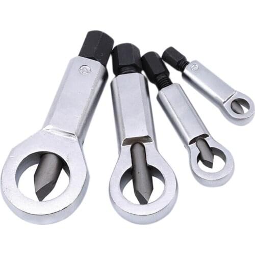 Car Metal Nut Splitter Adjustable Breaker 4 Size Manually Pressure Slitting Tooth Nut Cracker Remover Extractor Repair Tools