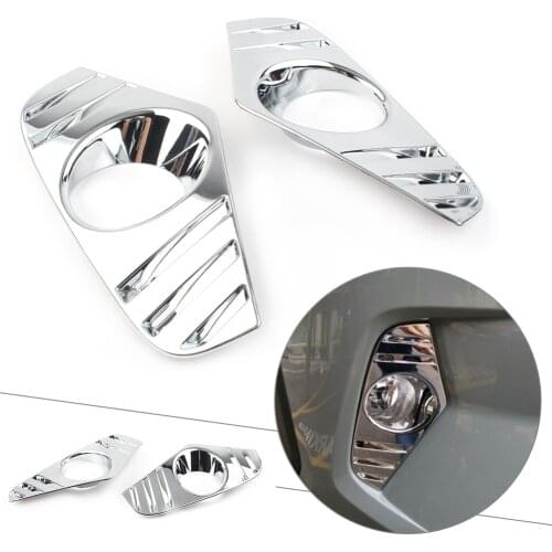 RAV4 Auto Front Fog Light Lamp Cover Trim Garnish For Toyota RAV 4 LE/XLE/XSE 2019 2020 Chrome ABS Plastic
