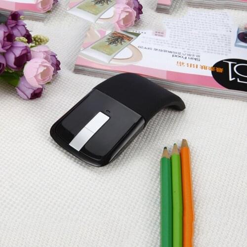 Bluetooth Wireless Mouse Arc Touch Ultra Thin Foldable Creative Mause Optical Computer Mice For Microsoft Pro Surface Laptop