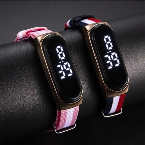 Watch For Women Clasic Nylon LED Digital Watch Fashion Casual Sport Watches Ladies Womens Watch reloj mujer zegarek damski