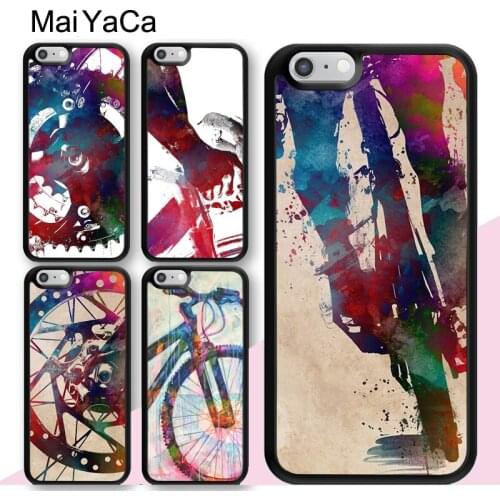 MaiYaCa Sport Mountain Bike Cycling Art Case For iPhone XS Max X XR 12 mini 11 Pro Max SE 2020 6S 7 8 Plus 5S Back Cover