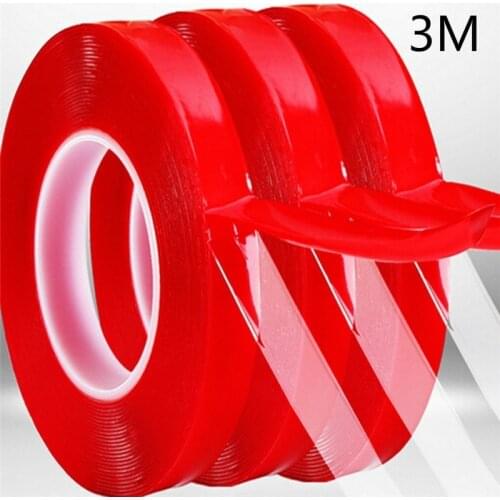 3Meter Double Side Tape Sticker For Car High Strength No Traces Transparent Adhesive Sticker Car Styling Home 5/10/15/20/25/30mm