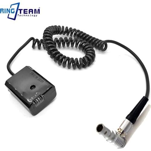 NP-FW50 AC-PW20 Dummy Battery with LEMO 2 pins connector for Sony Alpha 7 7R 7S NEX 3 3N 5 SLT A33 A55 A37 A3500 A5000 cameras