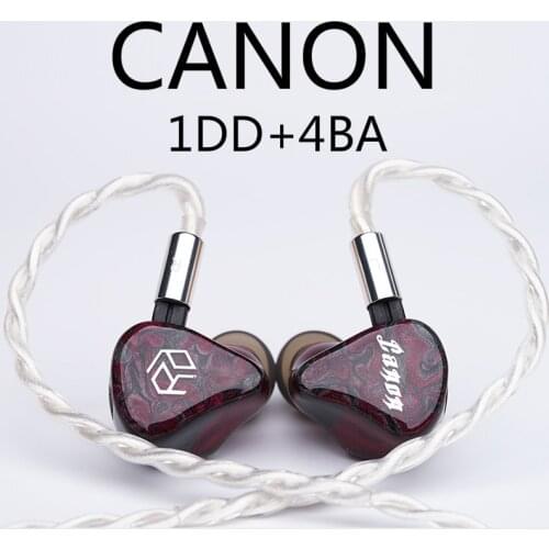 Yanyin Canon 1DD+4BA Hybrid 3 Switch Custom Hifi High-End Monitor Studio 2Pin 0.78mm Audiophile Musician Earphones Headphones