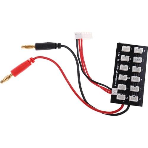JST-PH 7.4V 2.0-2S Battery Parallel Charging Board Charger 4mm Banana Plug