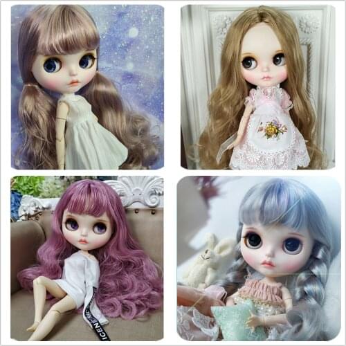 ICY DBS Blyth Doll 1/6 Joint Body hand painted frosted face white skin suit doll 30cm DIY BJD SD toys gift with hand group AB