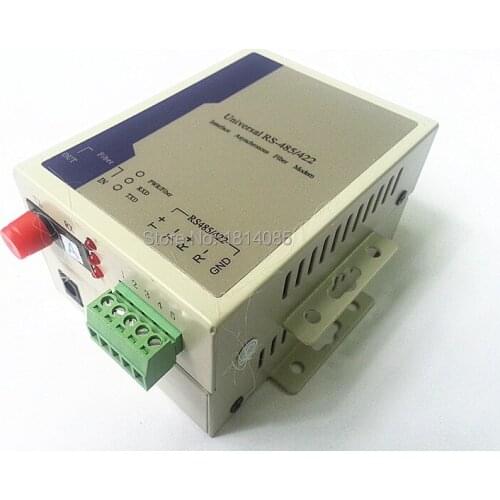 Hot Sale 2 pcs/lot RS485/422 to Optic Fiber Modem Single mode FC fiber port 20km rs485/422 to ethernet fiber converter