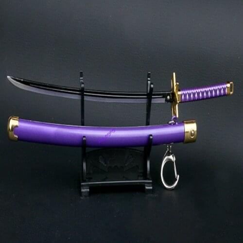 Alloy-made Sword Weapon Weapon Model Length 23cm Decoration Ornament Can Be Out Of The Scabbard Keychain Childrens Outdoor Toys