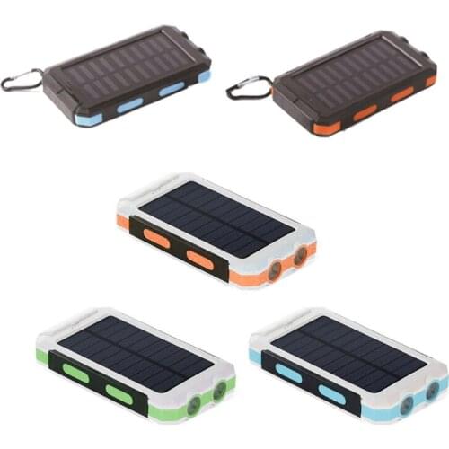 20000mah Power Bank Portable Charger Waterproof Dual LED Flashlights and Comp