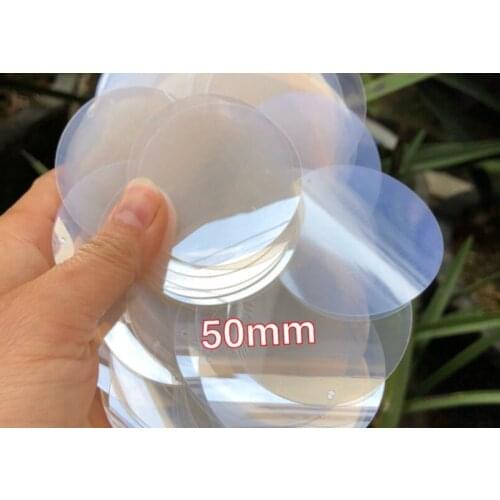 Sewing supplies 50mm circular single hole transparent white sequins DIY ornaments sequins white beads earrings sequins