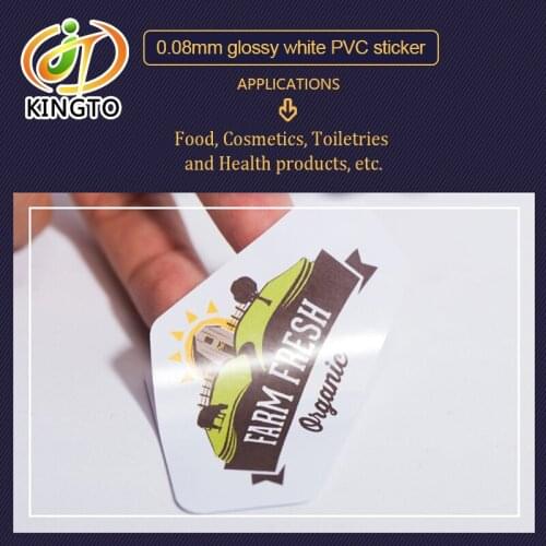 Promotional custom pvc logo sticker vinyl decal stickers