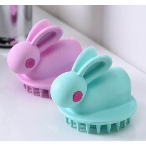 Silicone Shampoo Scalp Hair Massager Head Body Scalp Massage Brush Comb Hair Washing Comb Shower Brush Bath Spa Massage Brush