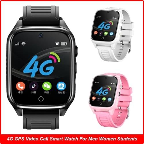 Smart Watch Men Women Student Watch 4G WiFi Watch GPS Tracking Locator Video Call Smart Watch 1.54 Inch Smartwatch Android OS 8G