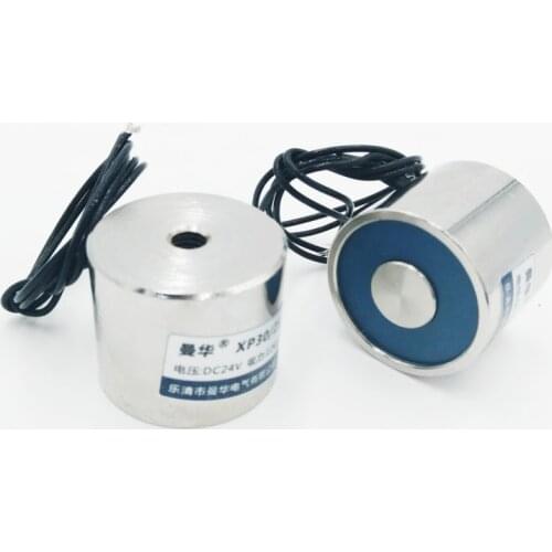 Holding electric magnet lifting P30/25 DC 24V lifting 12Kg 120N Sucker 12V Solenoid electromagnet