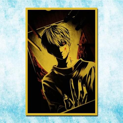 Japanese Anime Tokyo Ghoul Art Silk Poster Canvas Retro Print For Home Room Decor-037