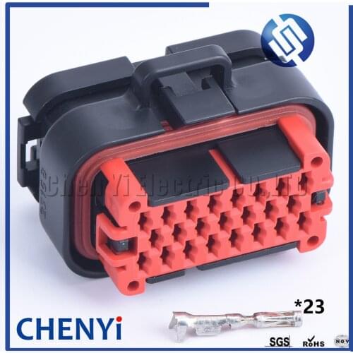 1 set pc 23 pin way waterproof Tyco AMP ECU Connector Automotive Female Plug 776228-1 770680-1 776087-1