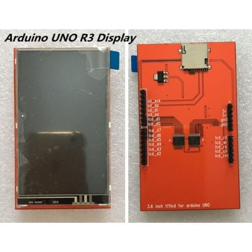 3.5 inch TFT LCD Touch Screen with PCB Board for UNO R3 (Without Datasheet)