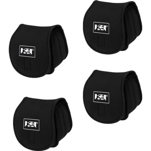 4x Neoprene Fishing Reel Bag Shockproof Spinning Reel Cover Storage Pouch XL