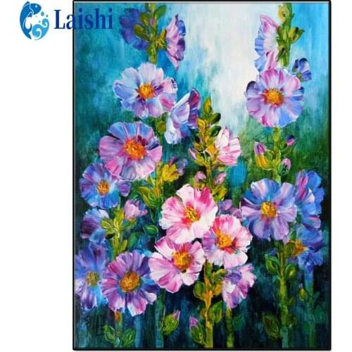 Diamond Painting Abstract doodle flowers DIY diamond Embroidery Cross Stitch Art Craft Full Square/Round Rhinestone Home decor