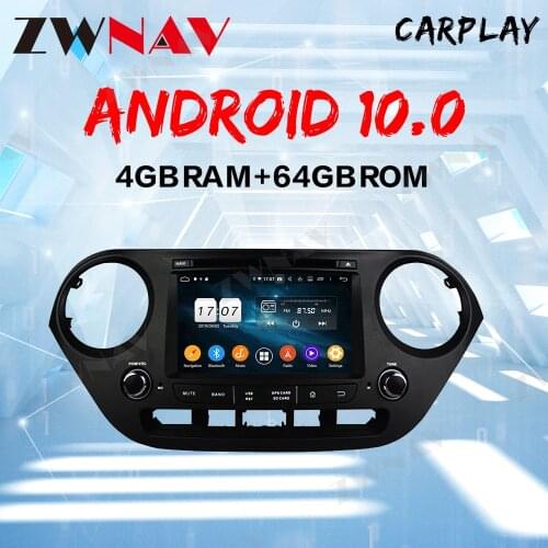 Android 10 Car Radio For Hyundai Grand I10 2013 2014 2015 2016 Car Stereo Multimedia Video Player GPS Navigation BT HU