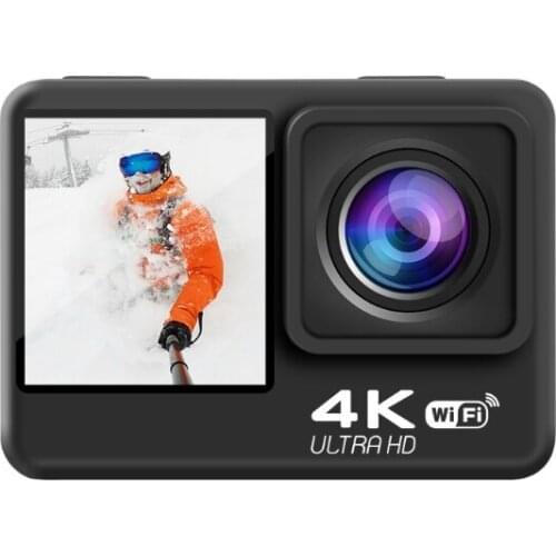 Action Camera 4K 60FPS Action CameraBicycle Camera 170 Degrees, 7G Waterproof Camera Sport Video Recorder