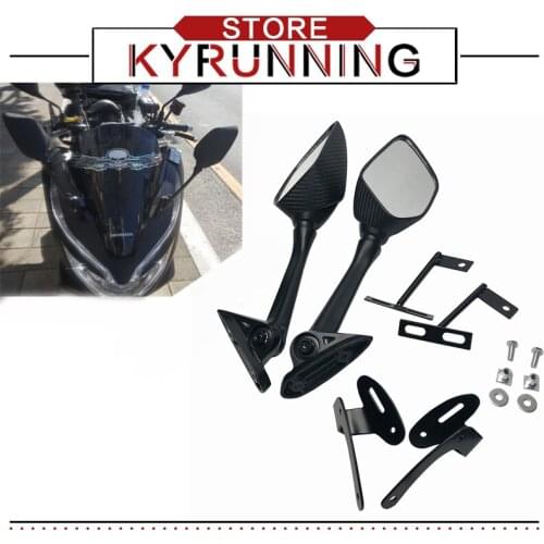 Modified Motorcycle PCX 150 125 Rear View Mirror Front Stand Holder Bracket Windshield Bracket For PCX125 PCX150 2019-2020