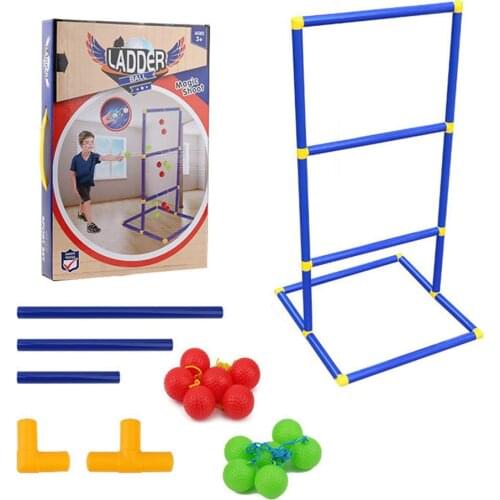 2019 New Ladder Balls Game Toys Kit Golf Ball Toss Game Set For Outdoors Courtyard Indoor Golf Throwing Game Ladder Rack