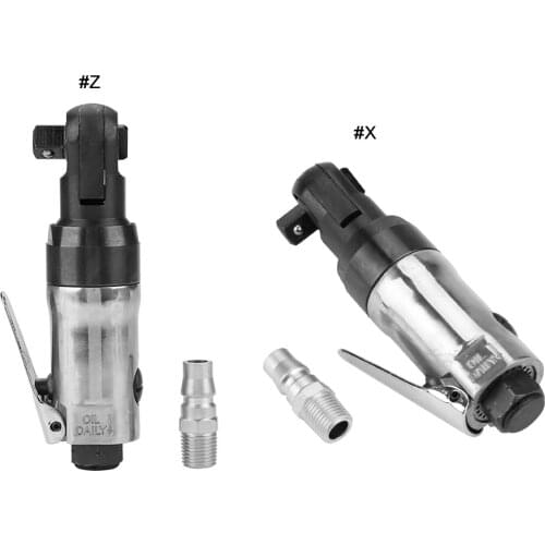 1/4", 3/8" Pneumatic Spanner, Square Drive Straight Handle Pneumatic Air Ratchet Wrench Professional Miantenance Tool